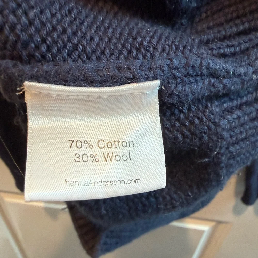 Hanna Anderson Après-Ski Winter Sweater Thick Knit Fair Isle Nordic Colorful 8